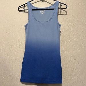 Old Navy Perfect Tank Top Blue Ombre Size M